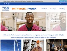 Tablet Screenshot of pathwaystowork.org